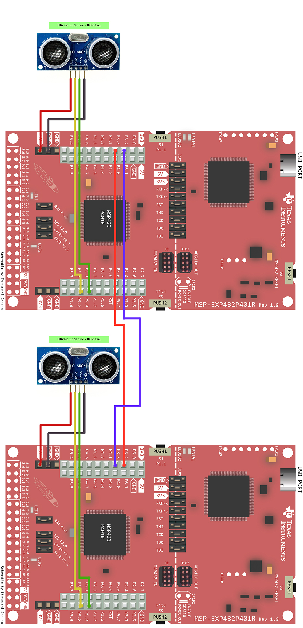 microcontroller pin connection picture