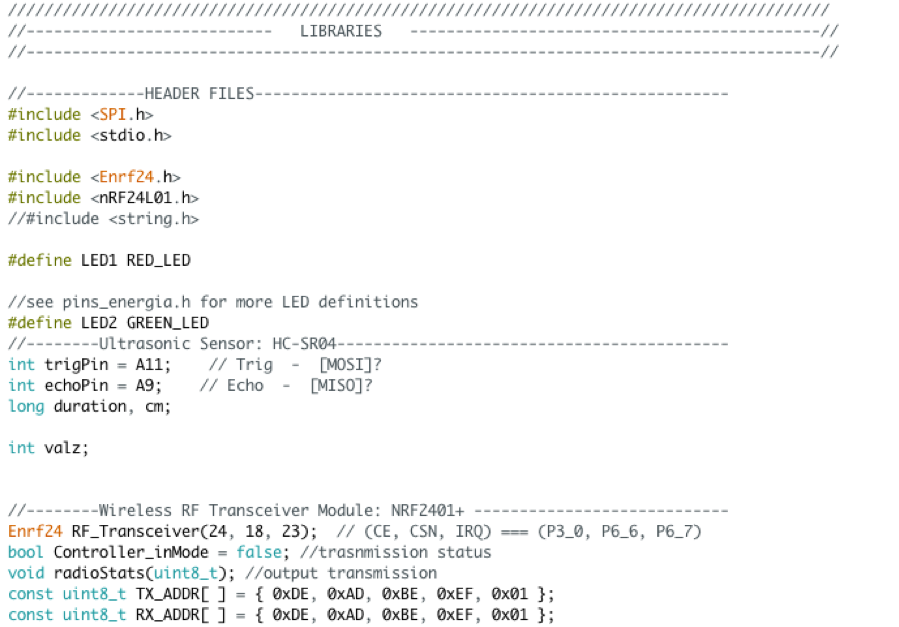 picture of code #1