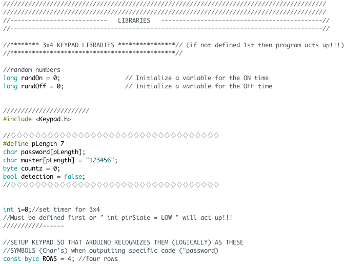 picture of code #1